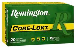 Remington Ammunition 21401 Core-Lokt  30-06 Springfield 125 gr Pointed Soft Point (PSP) 20 Bx/ 10 Cs